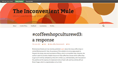 Desktop Screenshot of inconvenientmule.co.uk